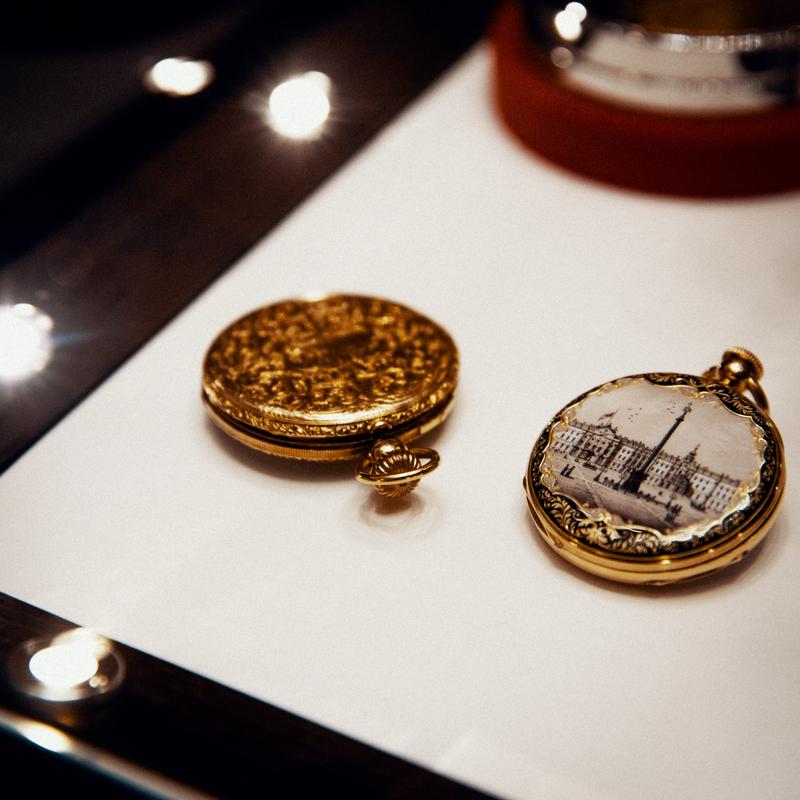 Old pocket watches by François Czapek showing place de vendome