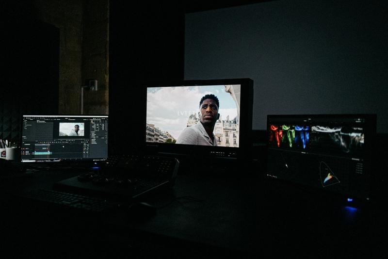 Colouring session of the Lutetia film in Lily Post-prod studio