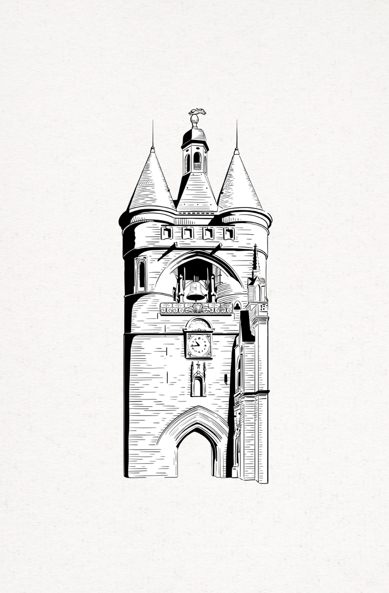 Illustration of Grosse Cloche, Bordeaux